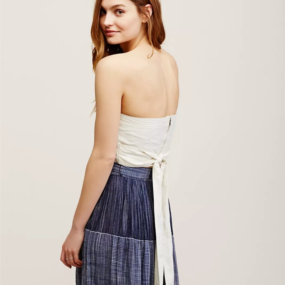 Free People Linen Riverside Tube Top - Picture 7 of 12